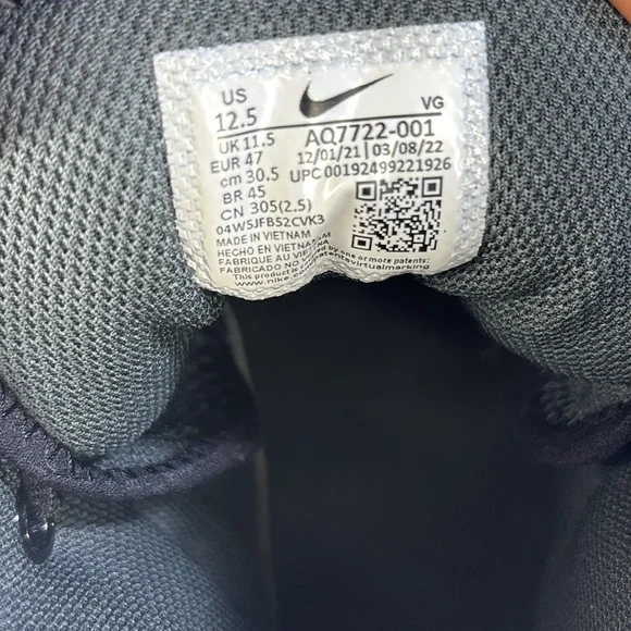 Nike Force Savage Shark 2 Football Cleats Black Mens 12.5 No Box - Picture 10 of 11